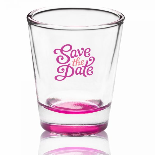 pink save the date sunglasses