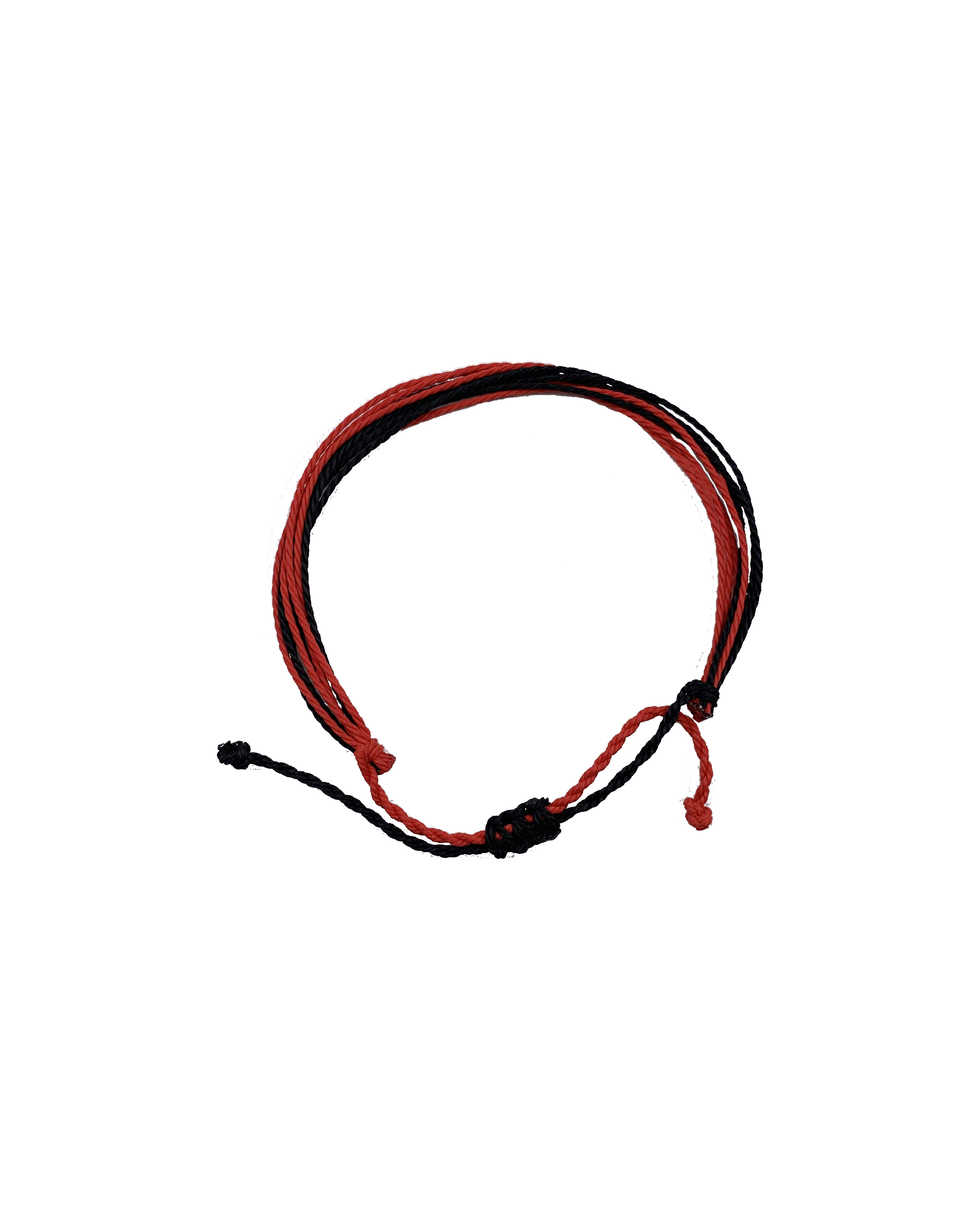 Pura Vida Style String Bracelet Red and Black